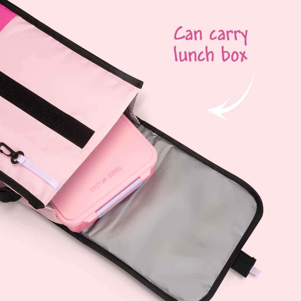 Eazy Kids Pink Insulated Lunch Bag