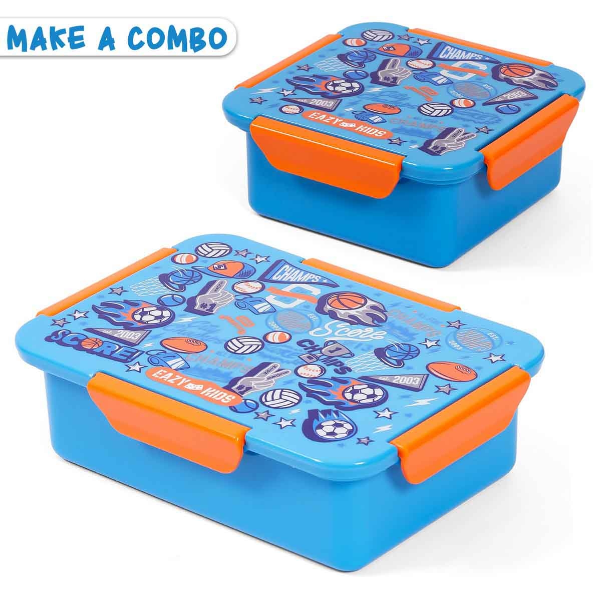 إيزي كيدز مجموعة صندوق غداء بتصميم كرة القدم