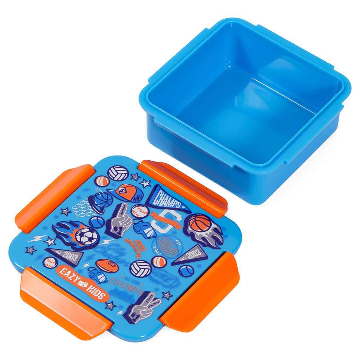Eazy Kids 650ml Soccer Lunch Box, Soccer