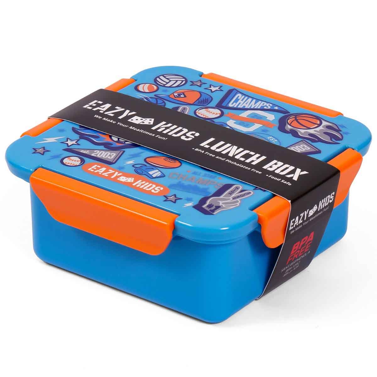 Eazy Kids 650ml Soccer Lunch Box, Soccer