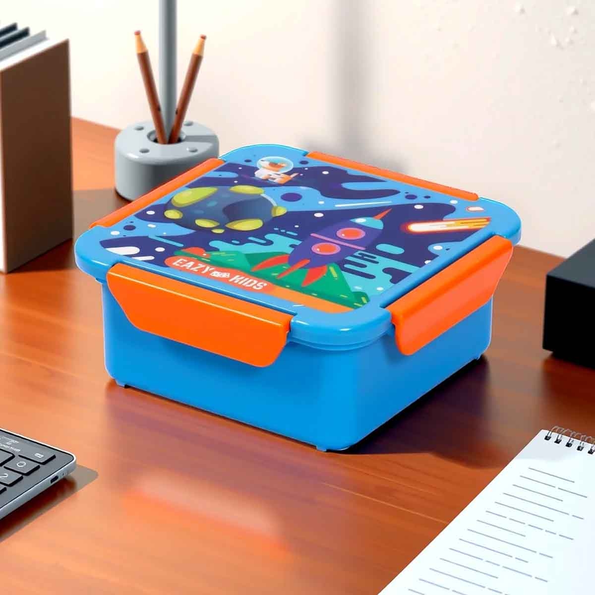 إيزي كيدز صندوق غداء بسعة 650 مل بتصميم فضاء