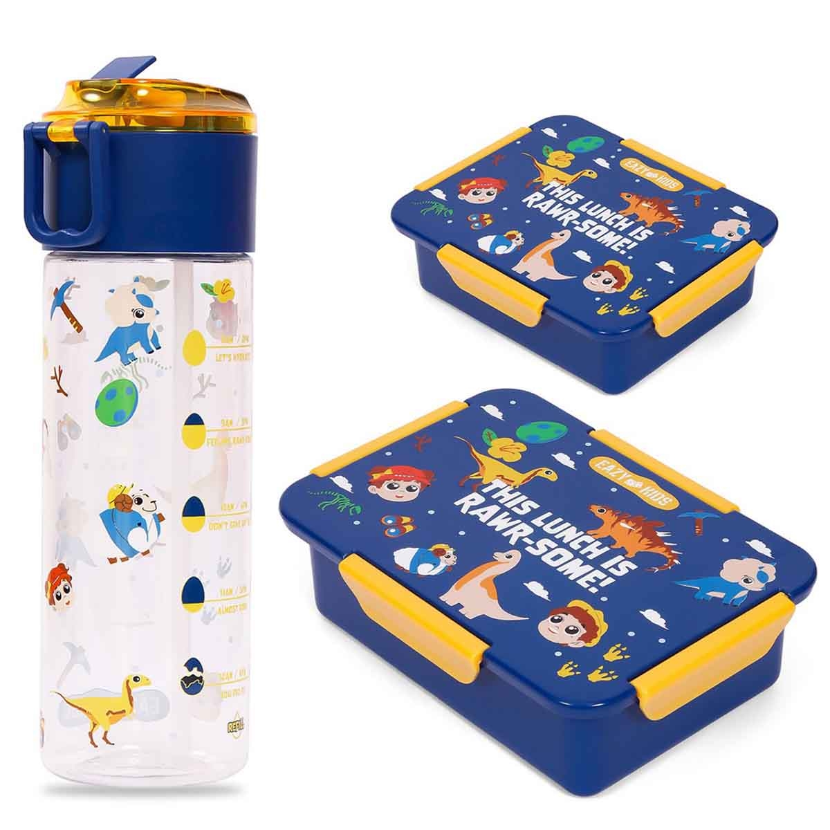 Eazy Kids 650ml T-Rex Lunch Box