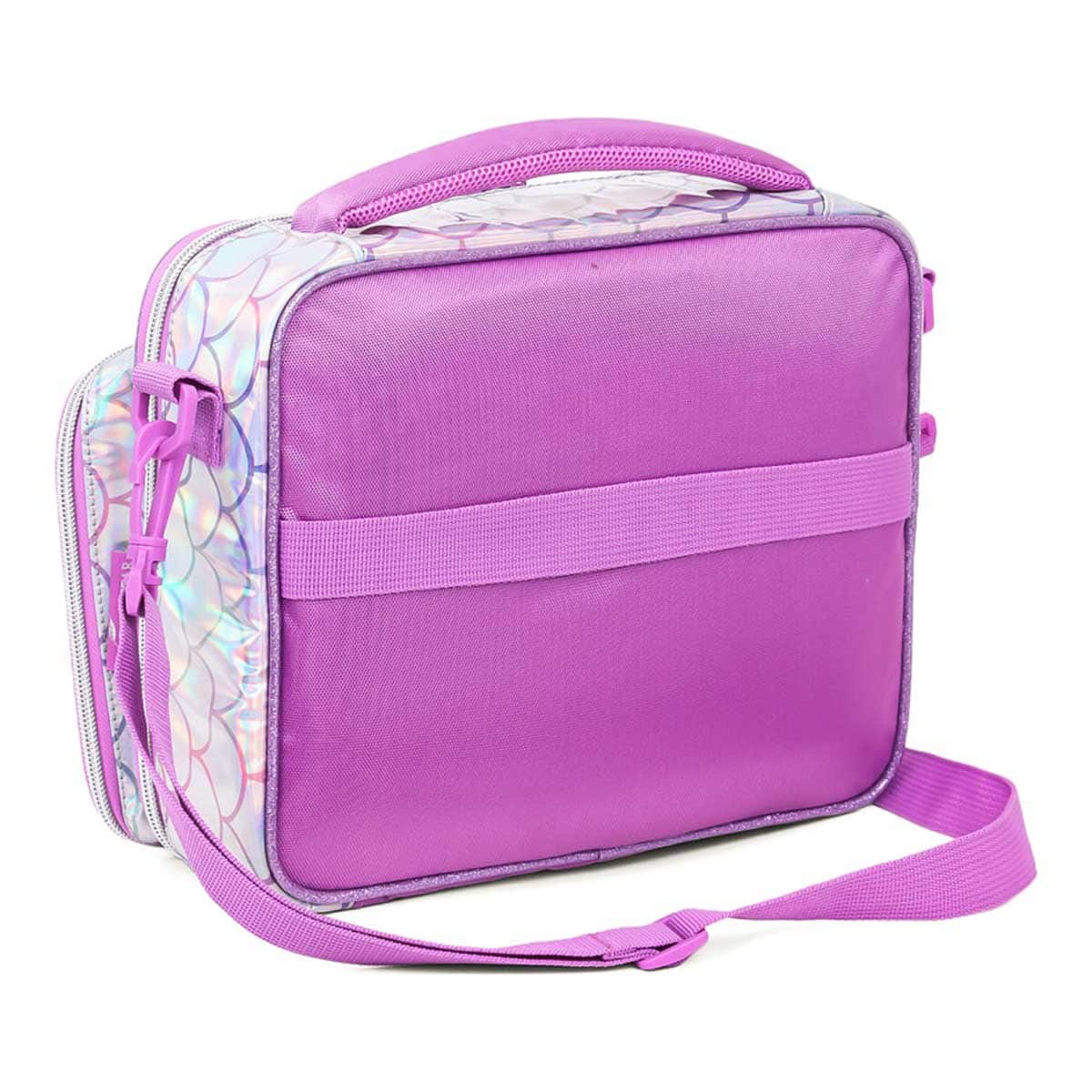 Eazy Kids Mermaid Chrome Bottle & Lunch Bag Set
