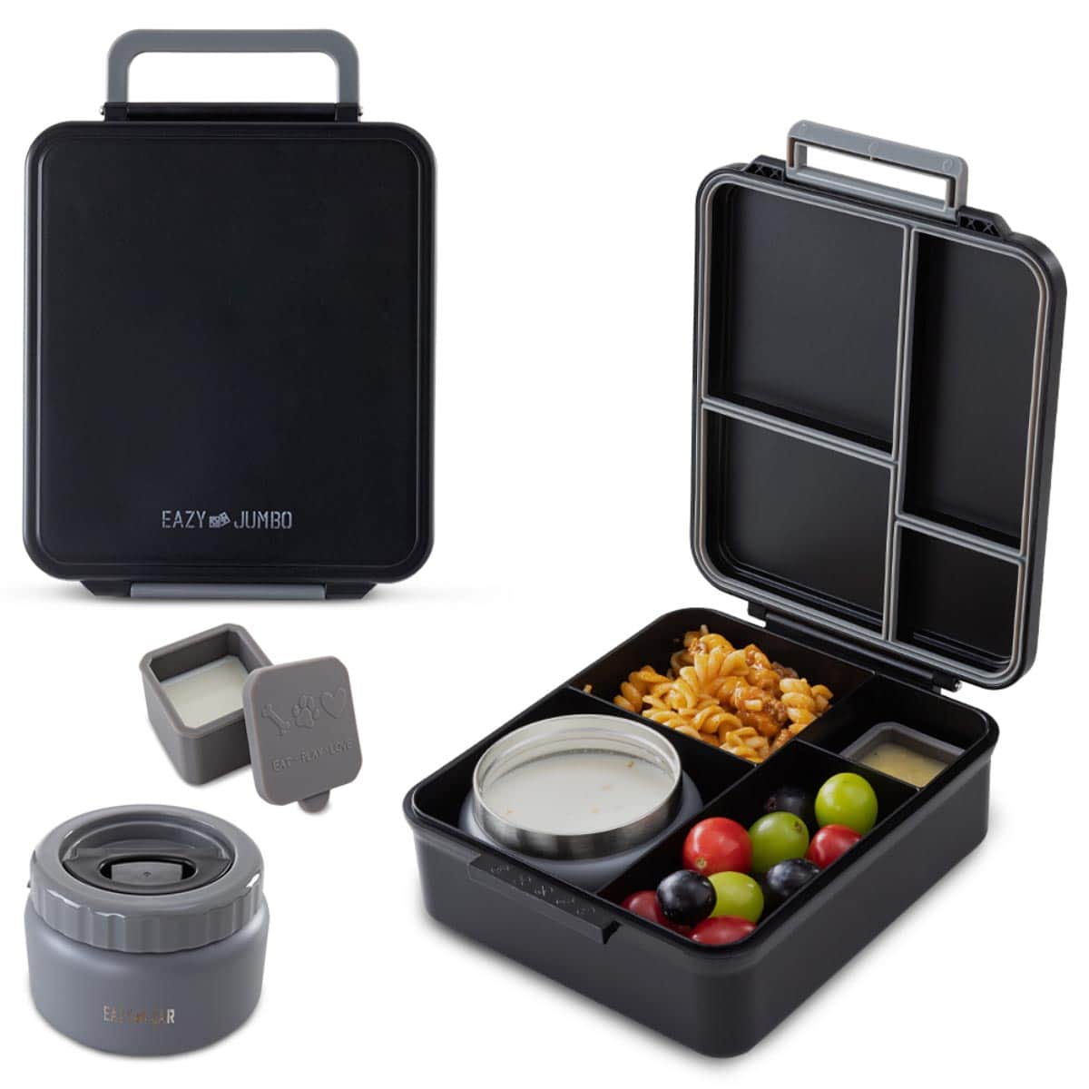 إيزي كيدز علبة غداء بنتو جامبو مع زجاجة مياه ترايتان 850 مل