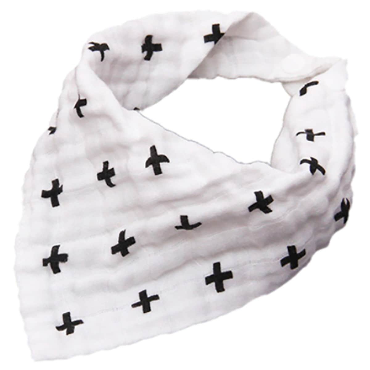 Eazy Kids Muslin Bandana Bibs Toddler, 0-2 Years, Pack of 3