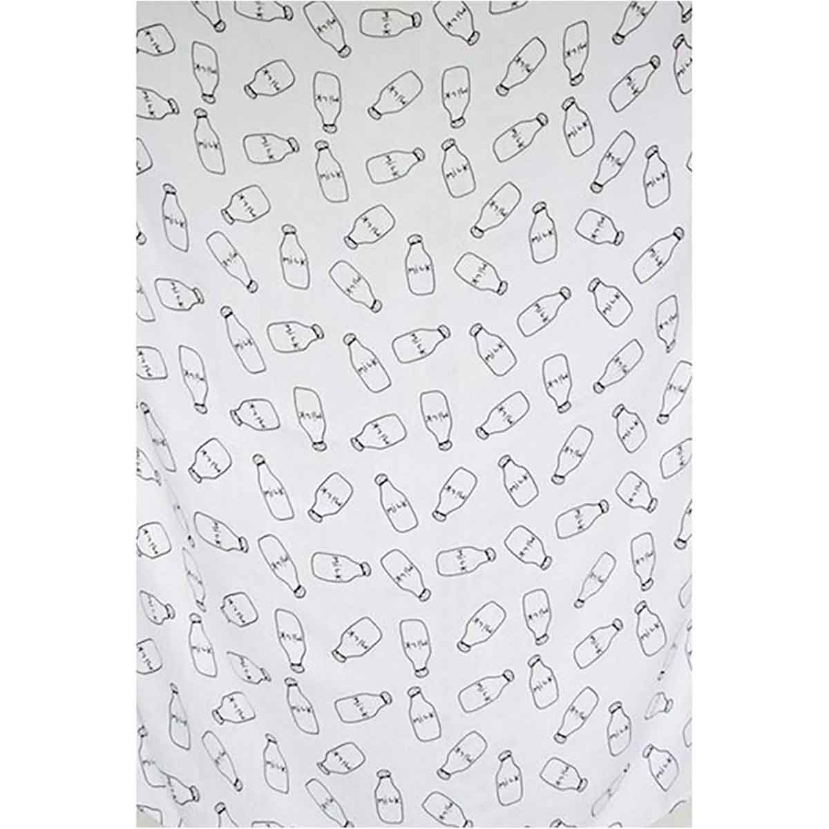 Eazy Kids Muslin Swaddle & Bib Set XL Milk Bottle