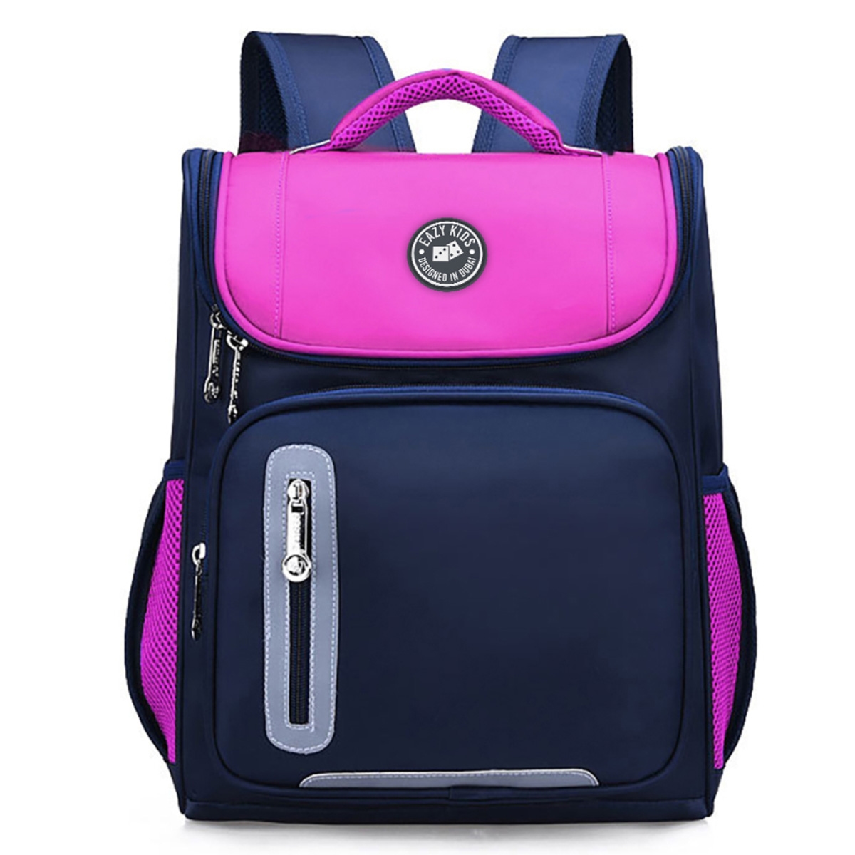 Eazy Kids Pink Ergonomic School Bag Unisex, 3-4 Years