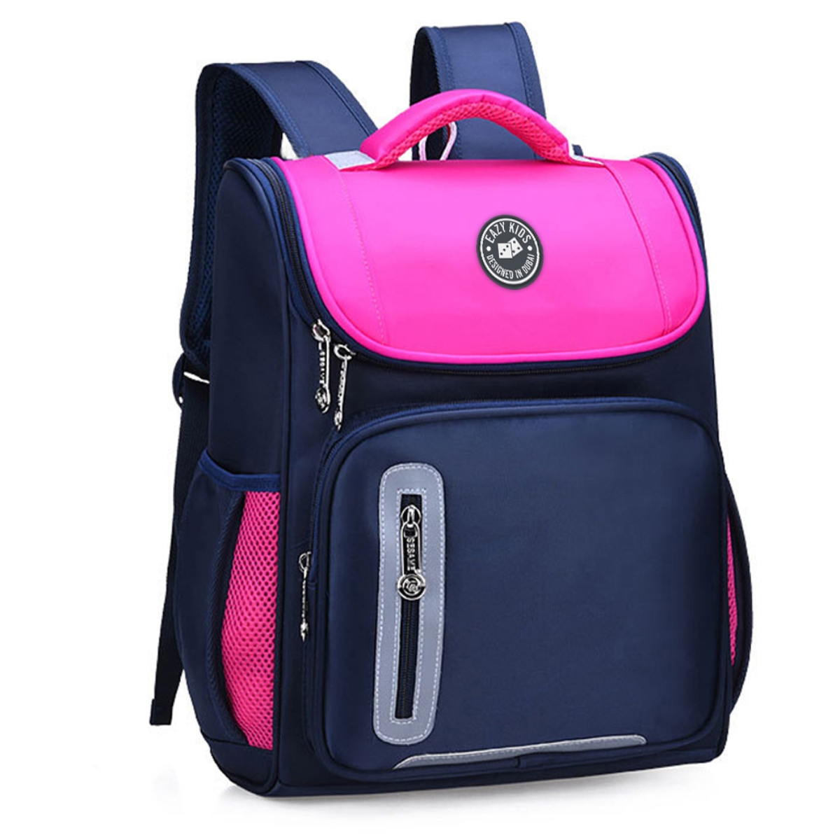 Eazy Kids Pink Ergonomic School Bag Unisex, 3-4 Years