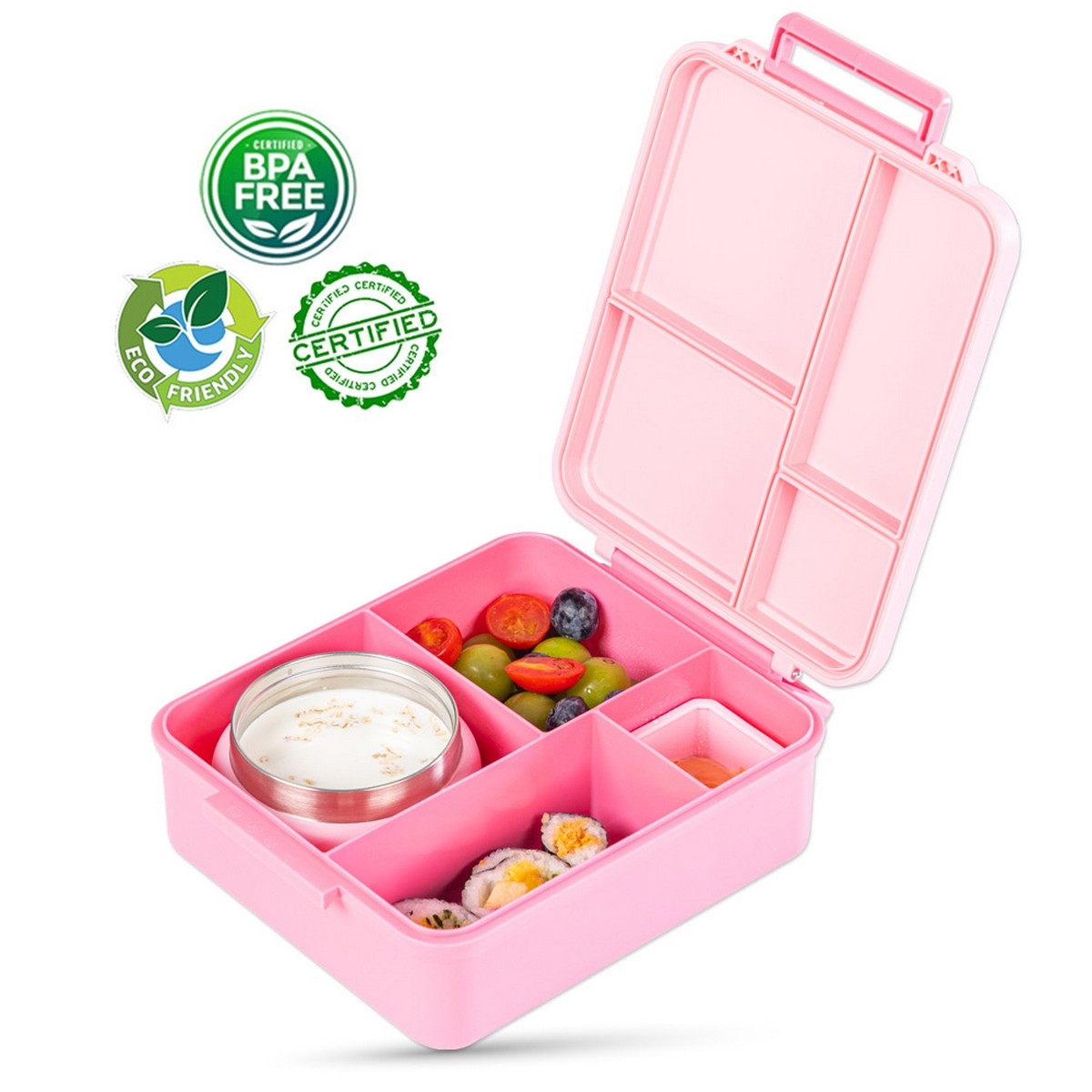 Eazy Kids Insulated Lunch Bag with Jumbo Bento Lunch Box
