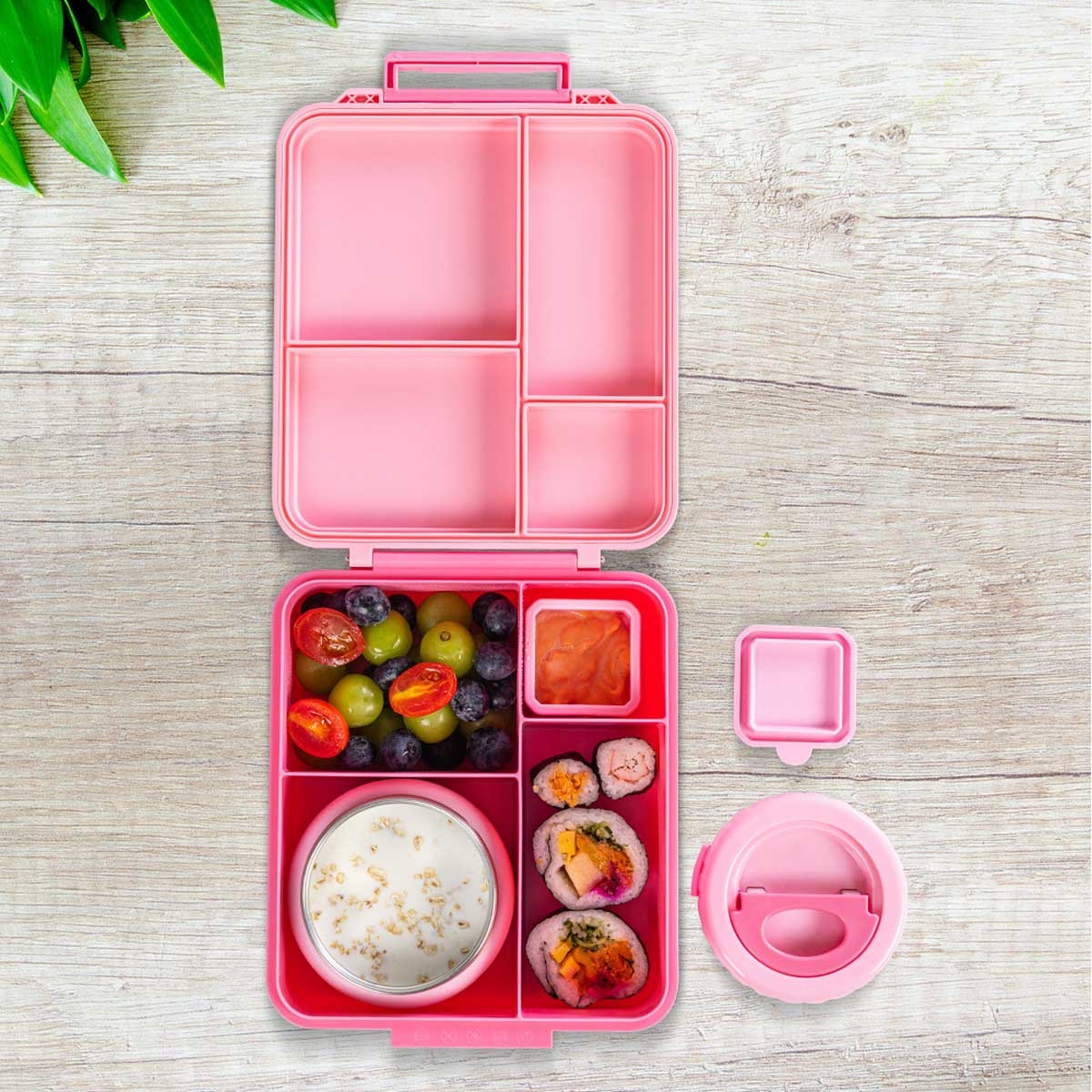 Eazy Kids Insulated Lunch Bag with Jumbo Bento Lunch Box