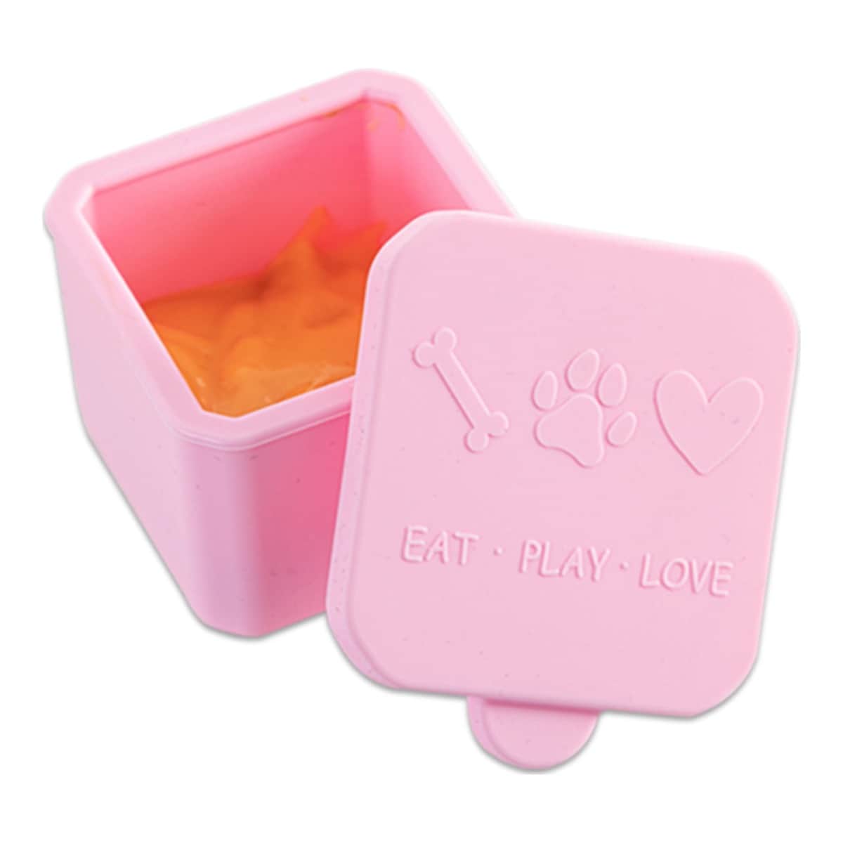 Eazy Kids Pink Jumbo Bento Lunch Box with Thermos & Dip Jar Set