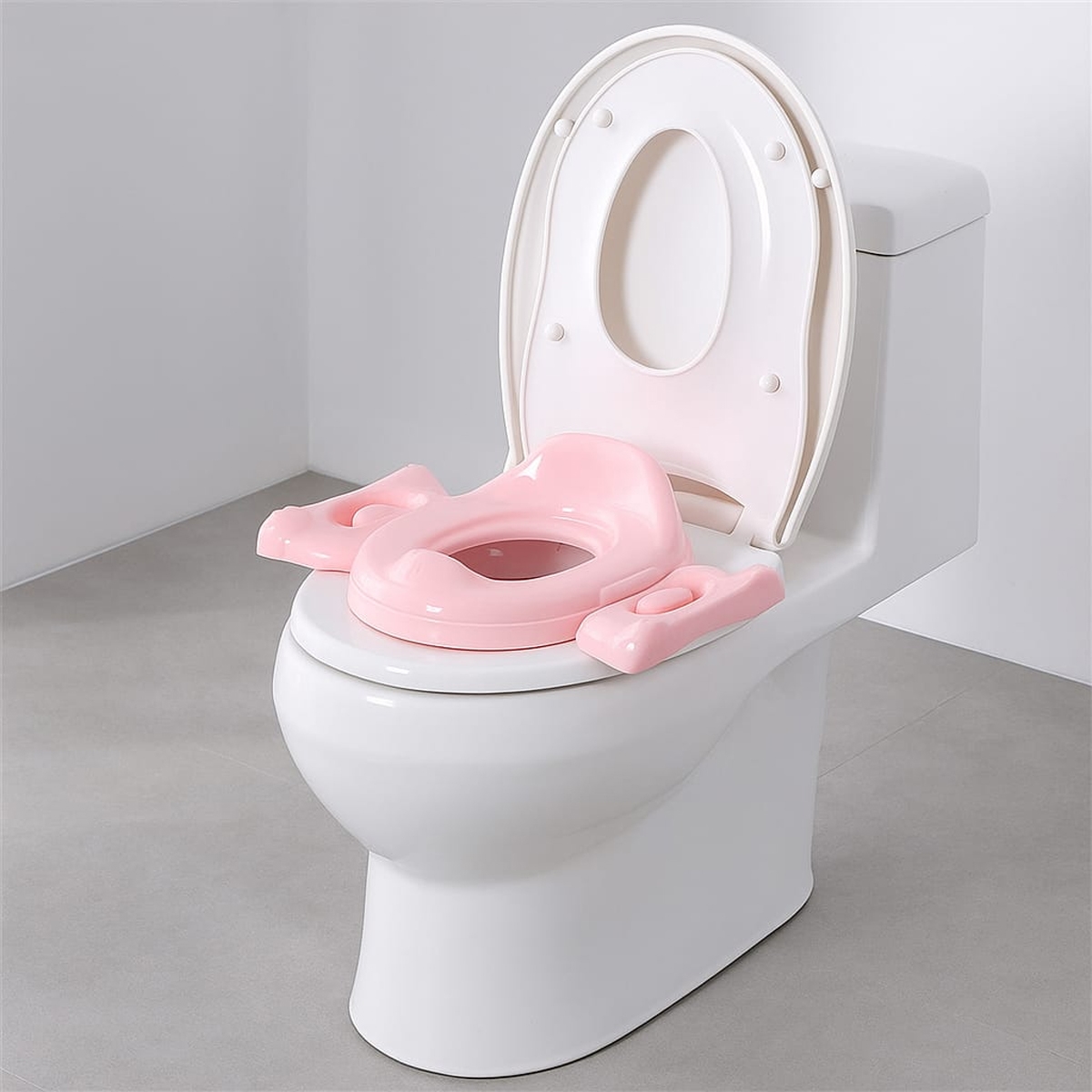 Eazy Kids Pink Travel Portable Potty Trainer Toddler, 0-2 Years