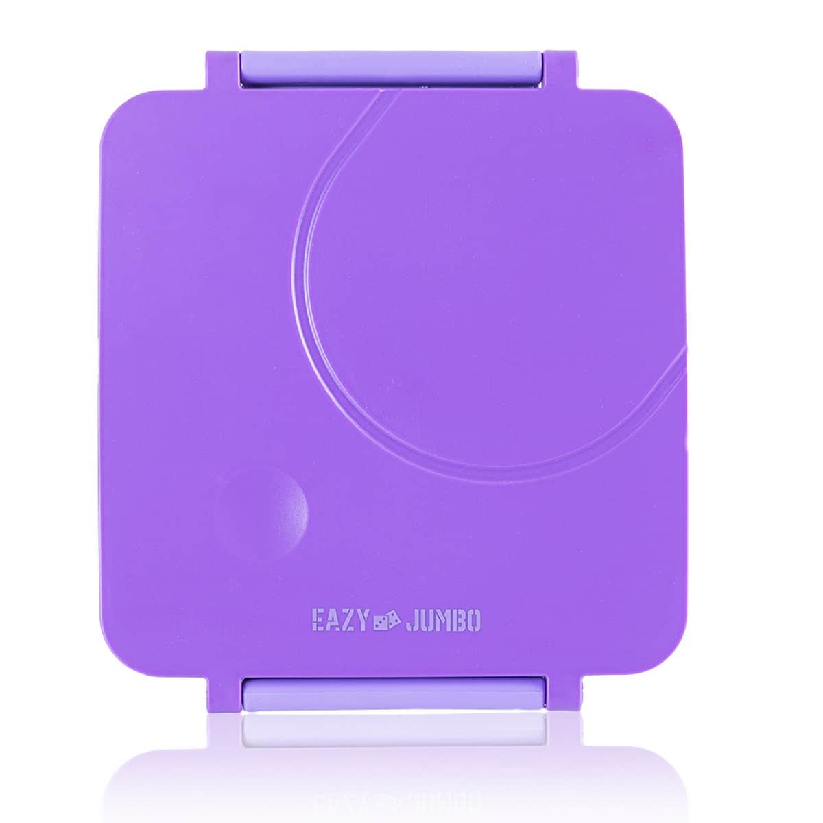 Eazy Kids Purple 3/4 Jumbo Lunch Box & Bowl with Spoon & Fork Set
