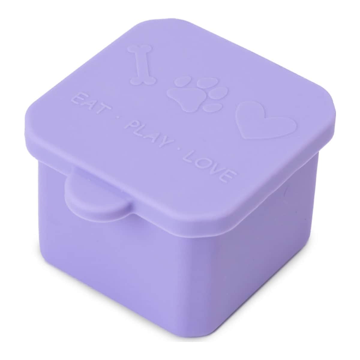 Eazy Kids Purple Jumbo Bento Lunch Box with Thermos & Dip Jar Set