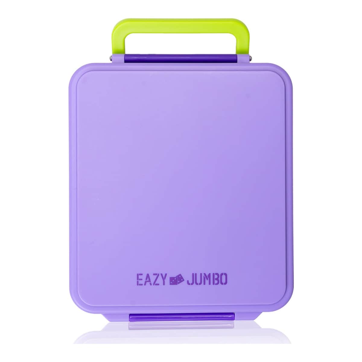 Eazy Kids Purple Jumbo Bento Lunch Box with Thermos & Dip Jar Set