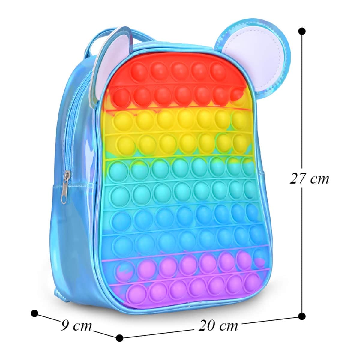 Eazy Kids Rat Pop-It Ears Backpack