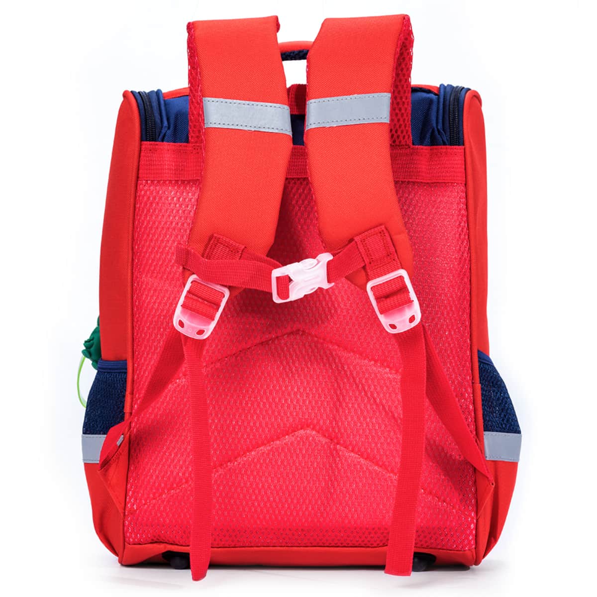 Eazy Kids Red School Bag Dinosaur In Space Unisex, 3-4 Years