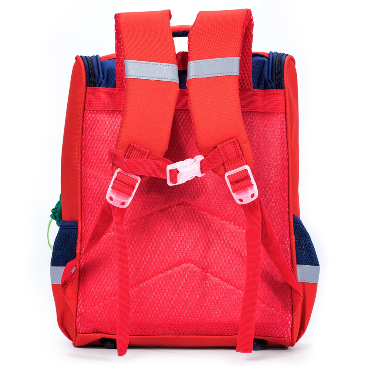 إيزي كيدز حقيبة مدرسية ديناصور في الفضاء باللون الأحمر للجنسين من عمر 3 إلى 4 سنوات