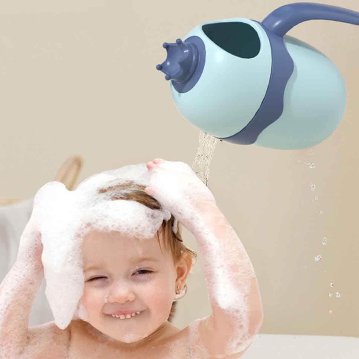 Eazy Kids 500ml Blue Royal Baby Head Shampoo Wash Rinse Shower Mug