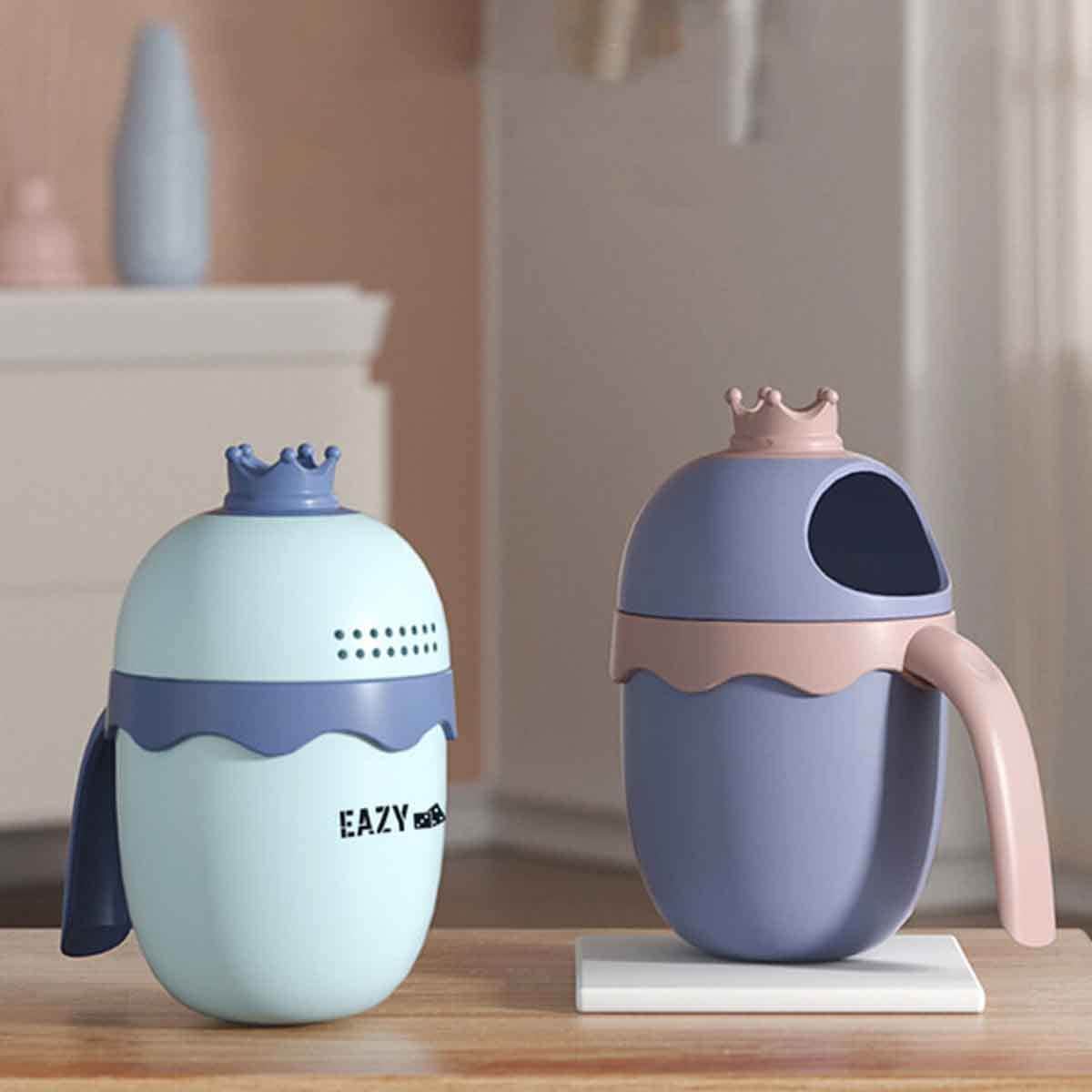 Eazy Kids 500ml Blue Royal Baby Head Shampoo Wash Rinse Shower Mug