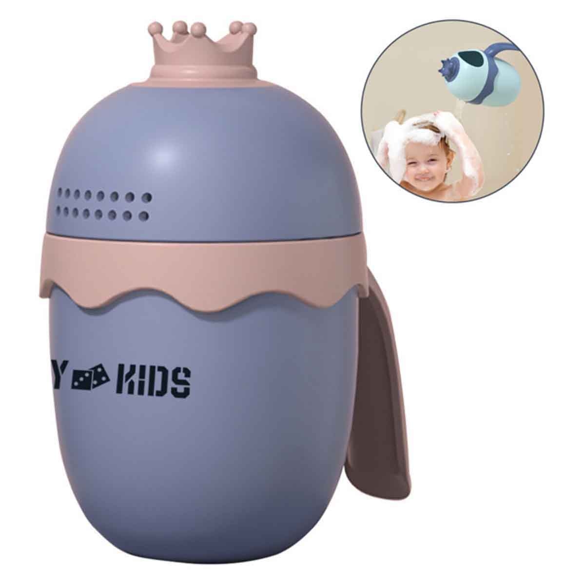 Eazy Kids 500ml Purple Royal Baby Head Shampoo Wash Rinse Shower Mug