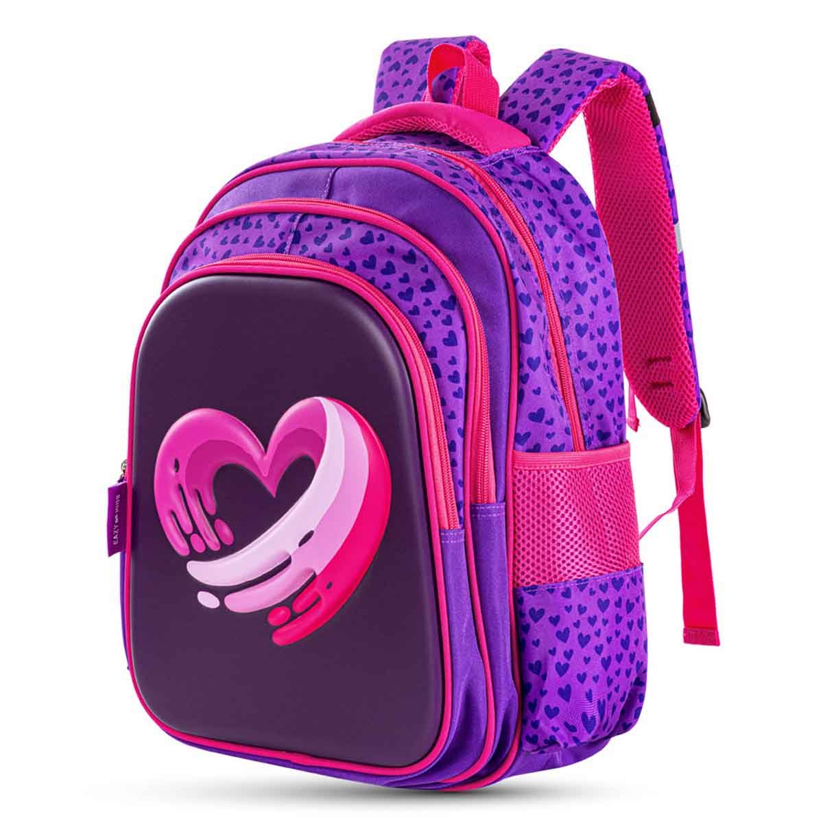 Eazy Kids 16" Love & Hugs School Bag with Trolley