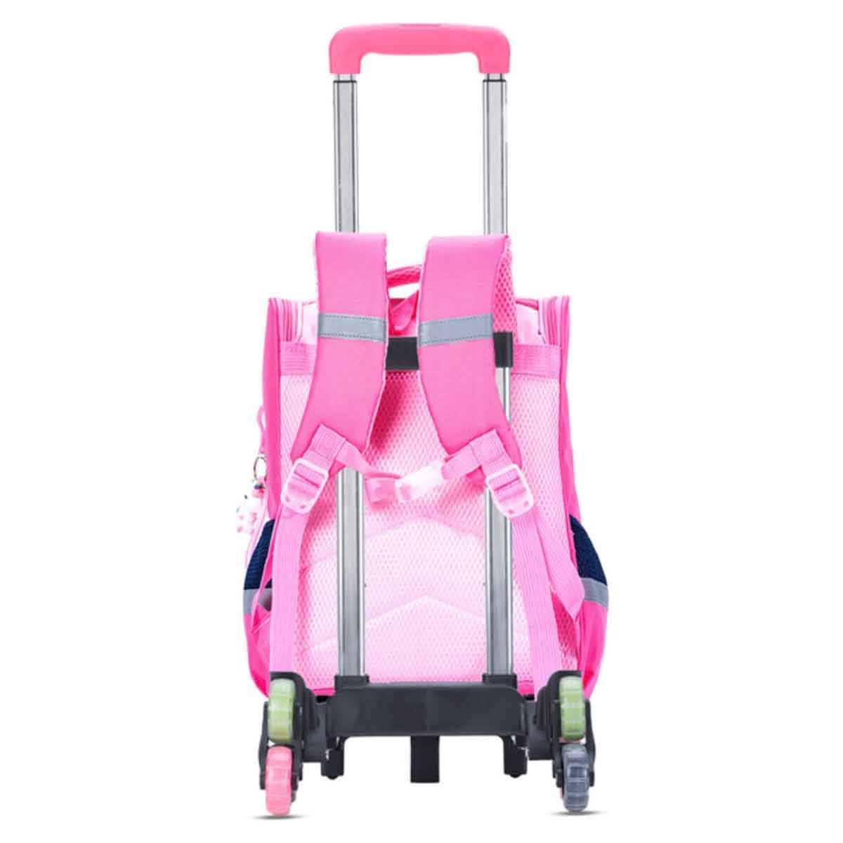 Eazy Kids Princess Unicorn School Bag with Trolley