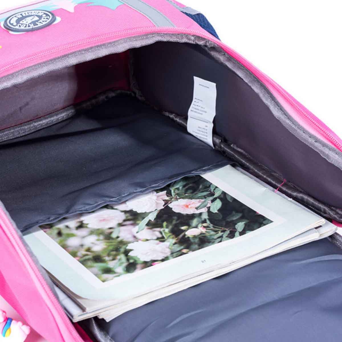 Eazy Kids Princess Unicorn School Bag with Trolley