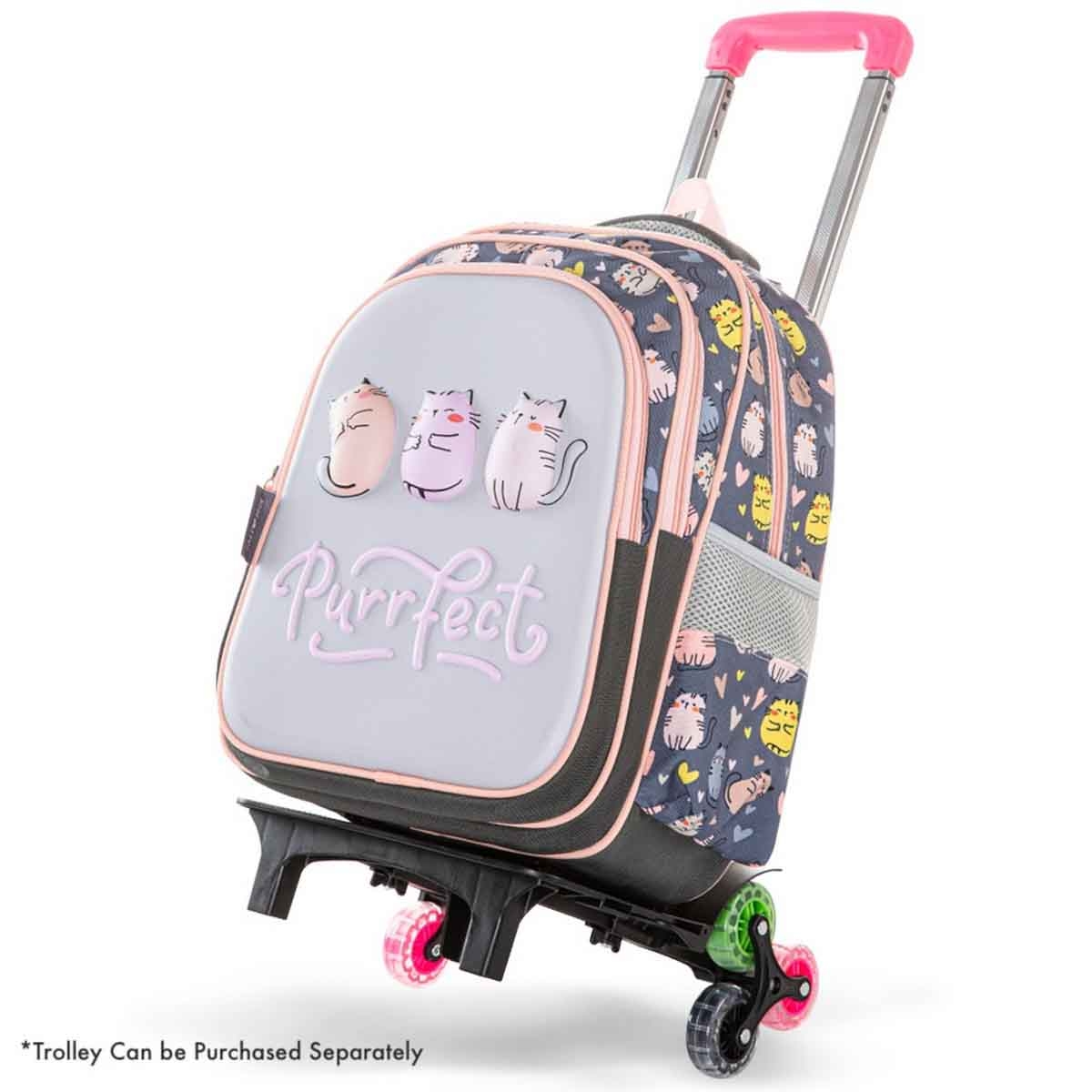 Eazy Kids 16" Purrfect School Bag with Pencil Case