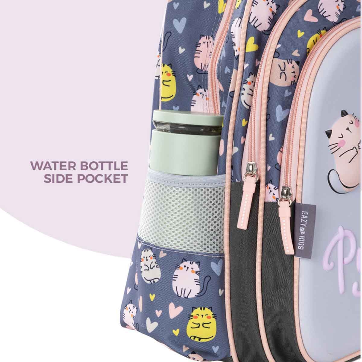 Eazy Kids 16" Purrfect School Bag with Pencil Case