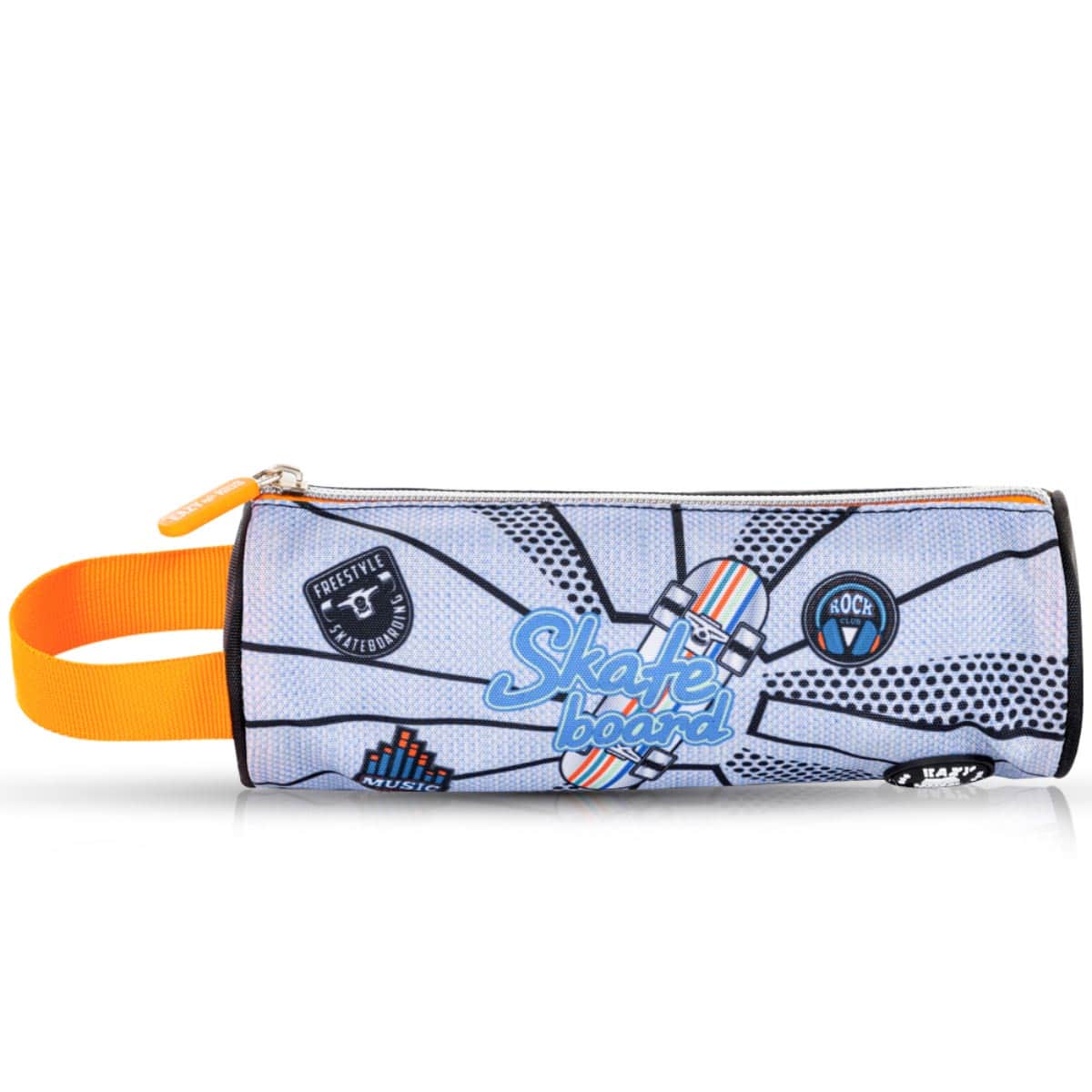 Eazy Kids Skateboard School Bag with Insulated Stainless Steel Spray Water Bottle