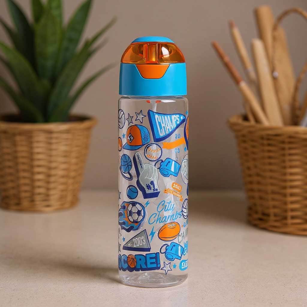 Eazy Kids Soccer 750ml Tritan Spray Water Bottle