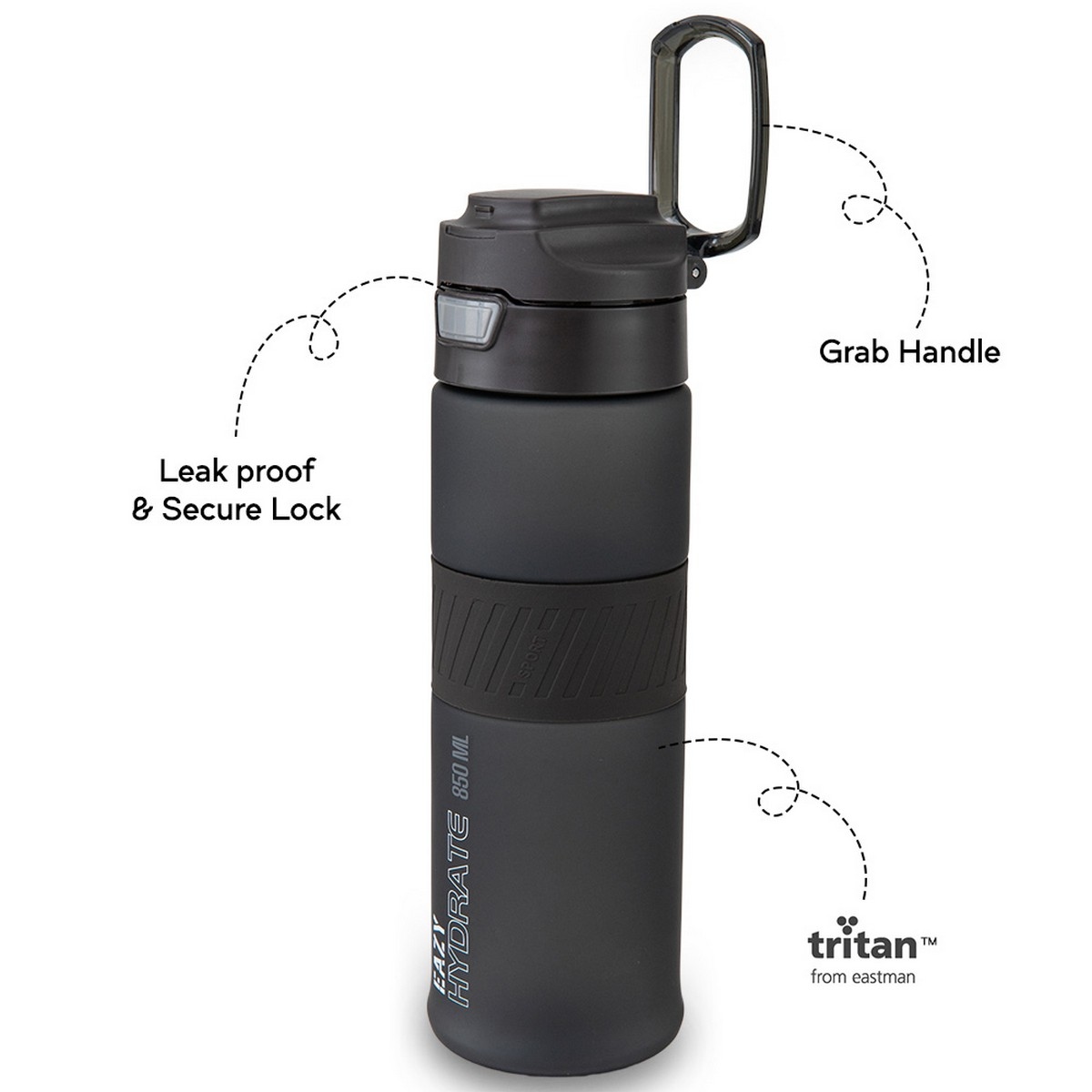 Eazy Kids Space Out Stainless Steel Bento Lunch Box with 850ml Tritan Water Bottle