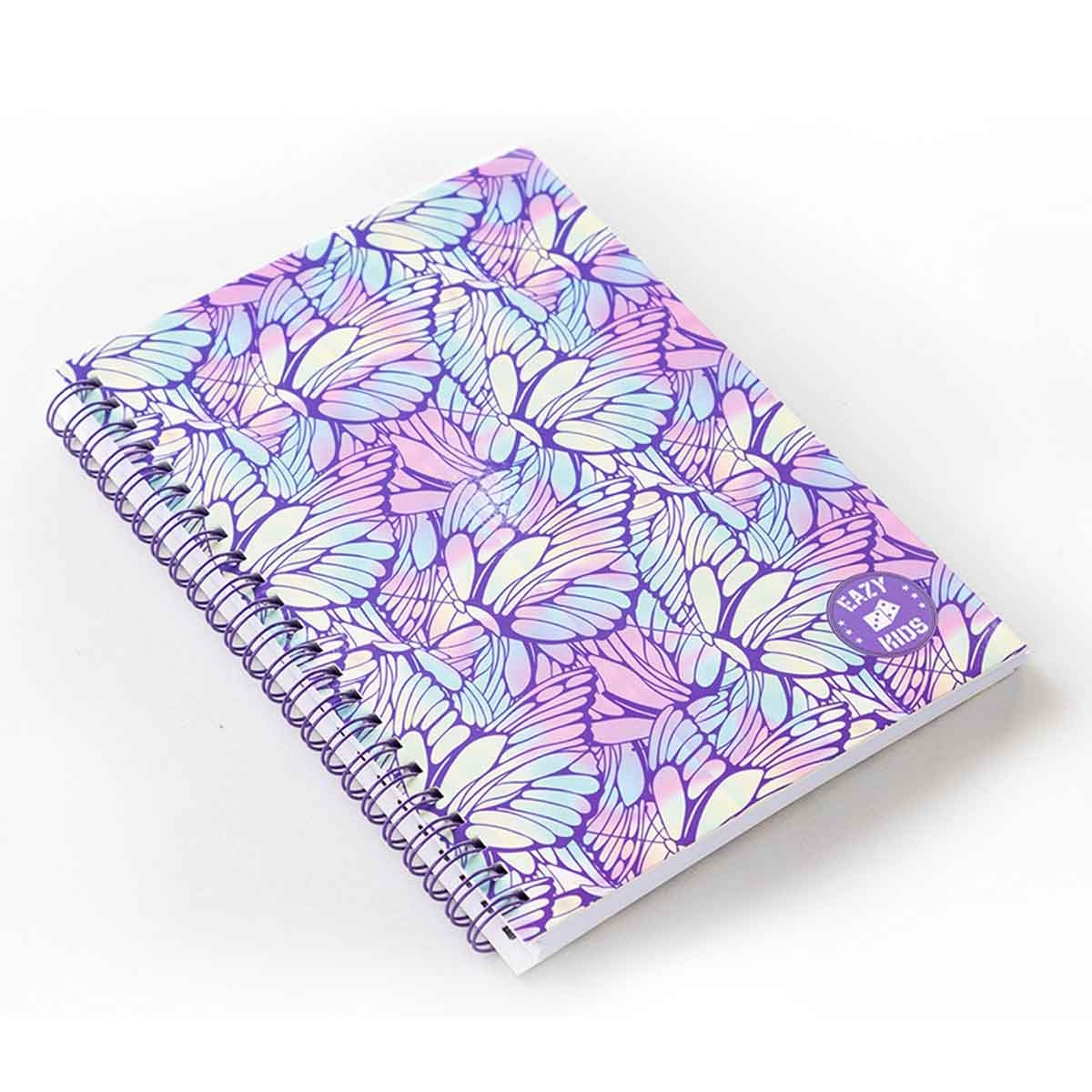 Eazy Kids Butterfly Spiral Diary
