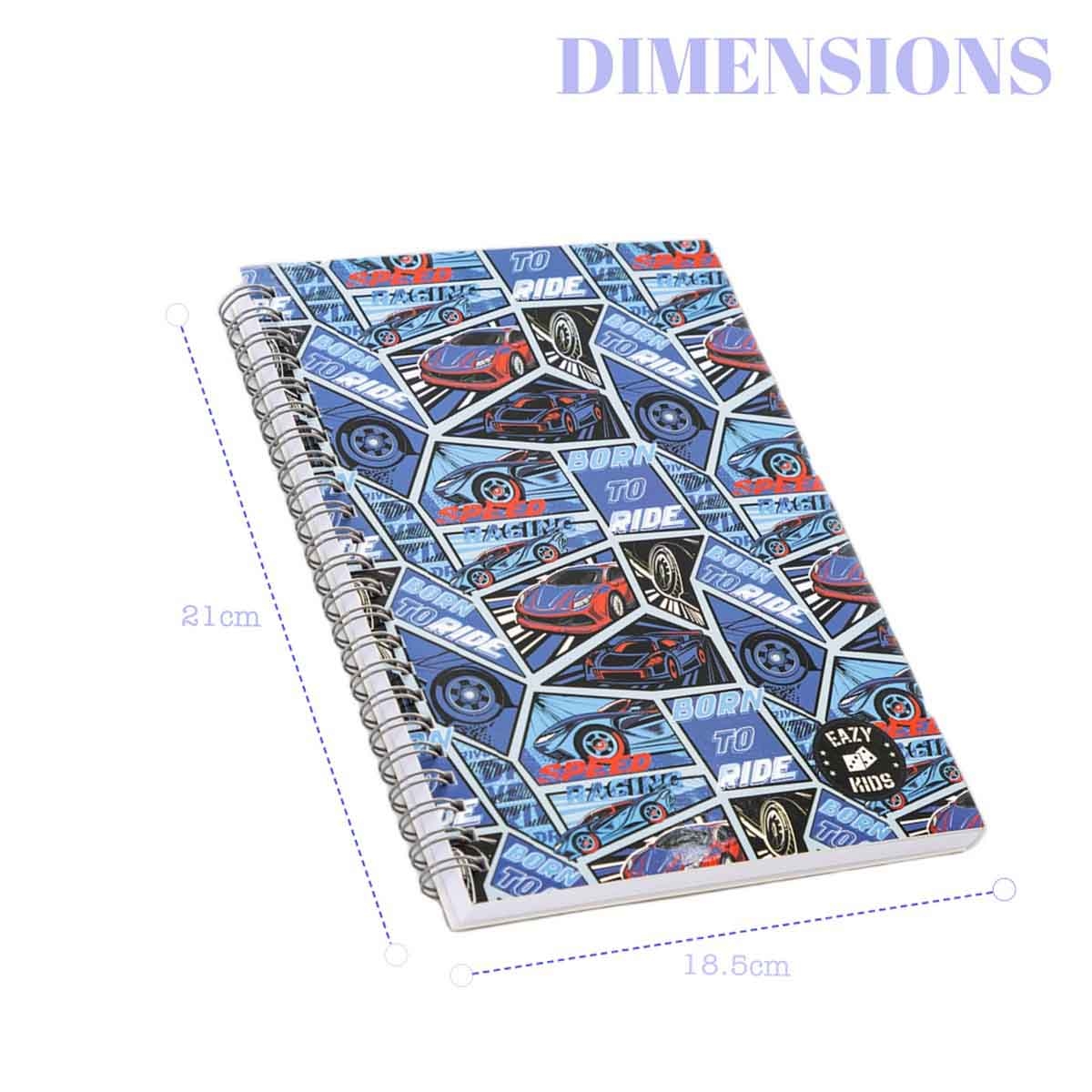 Eazy Kids Drift Racing Spiral Diary