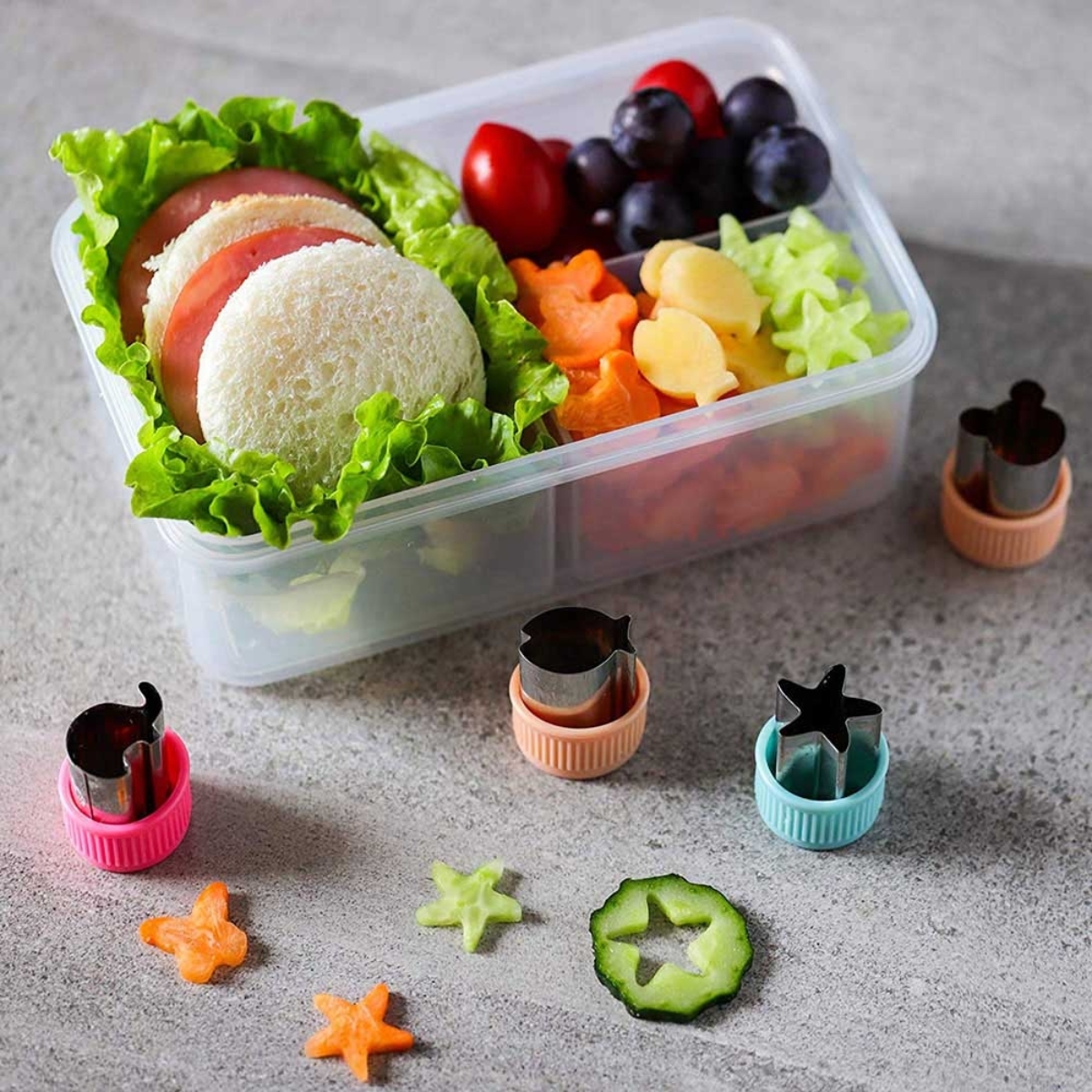 Eazy Kids Stainless Steel Sandwich Cutter Combo Unisex, 3-4 Years