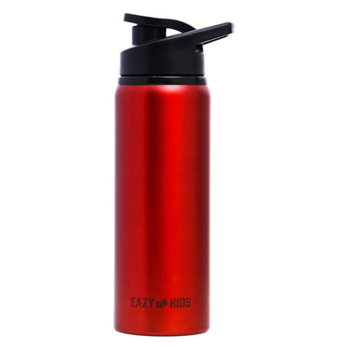 Eazy Kids 700ml Red Stainless Steel Sports Water Bottle