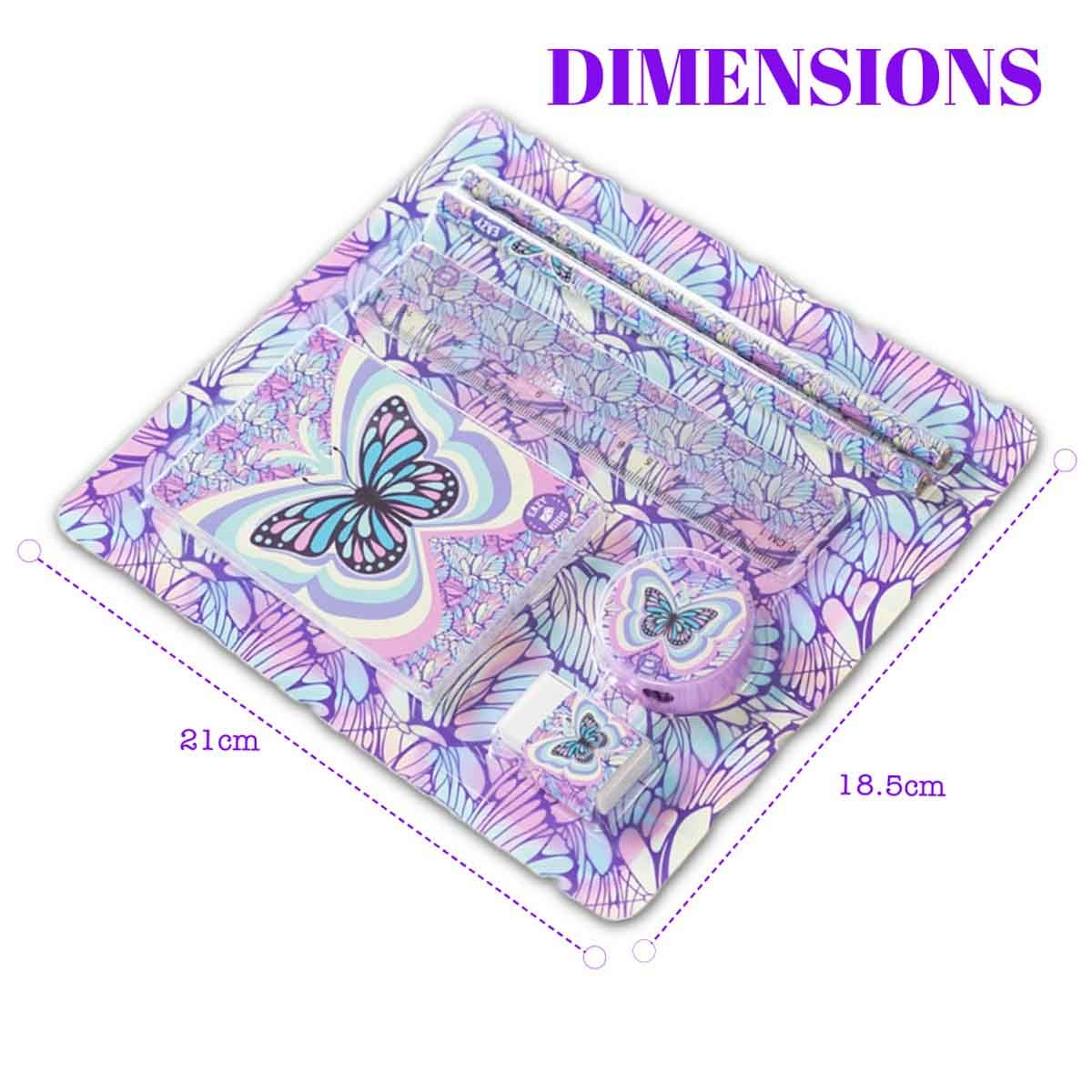 Eazy Kids Butterfly Stationery Set