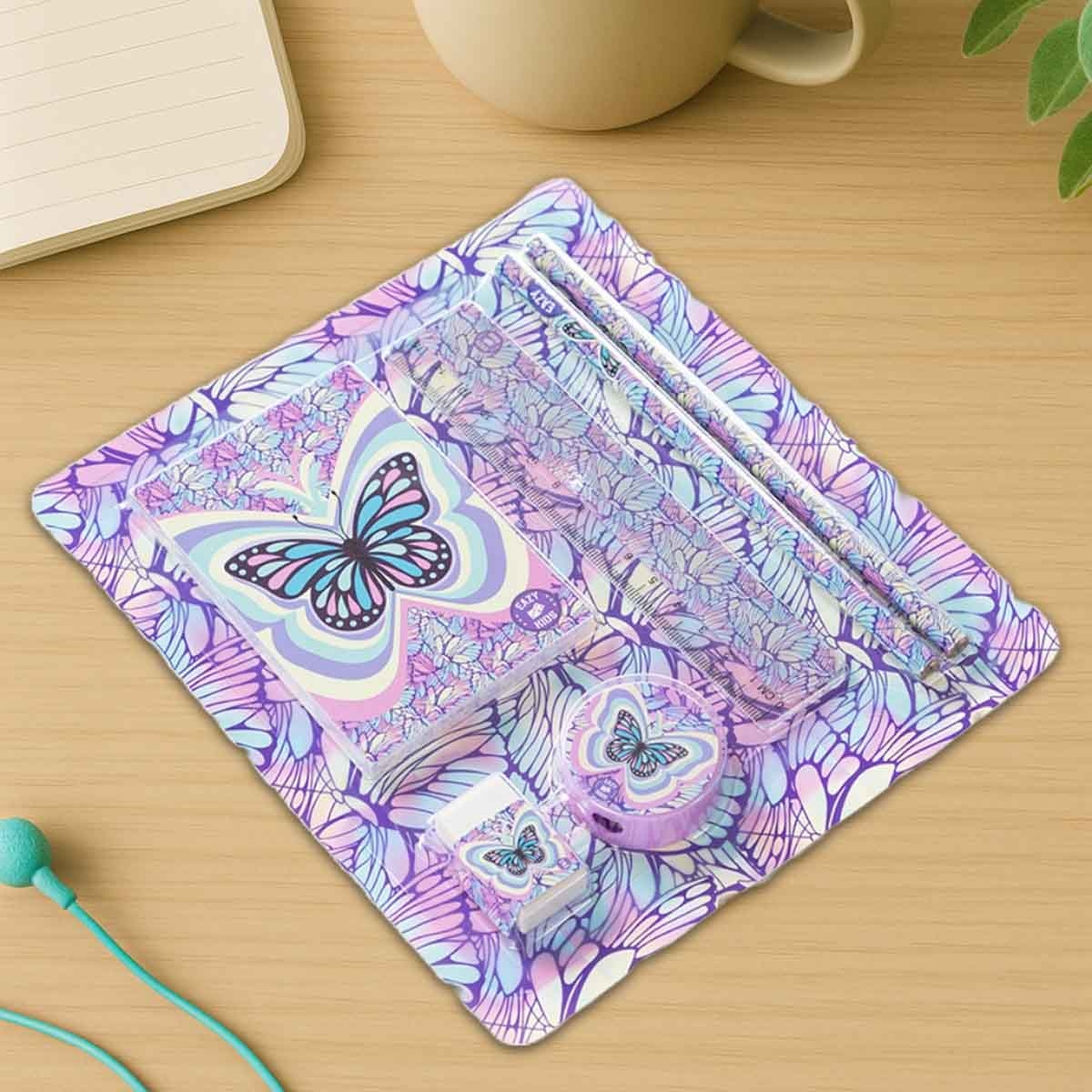 Eazy Kids Butterfly Stationery Set