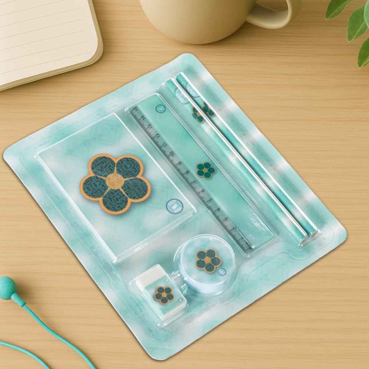 Eazy Kids Daisy Flower Stationery Set