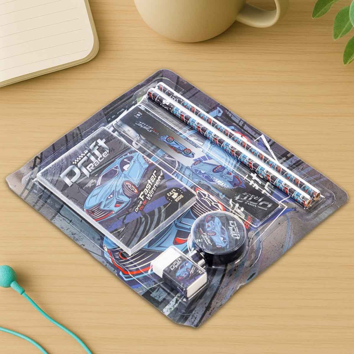 Eazy Kids Drift Racing Stationery Set