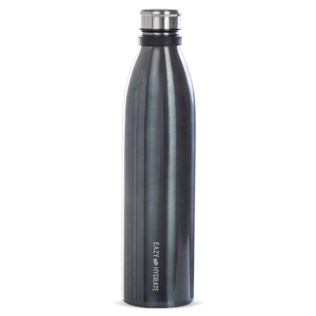 Eazy Kids 1150ml Steel Black Water Bottle