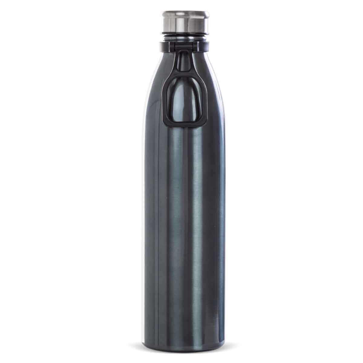 Eazy Kids 1150ml Steel Black Water Bottle