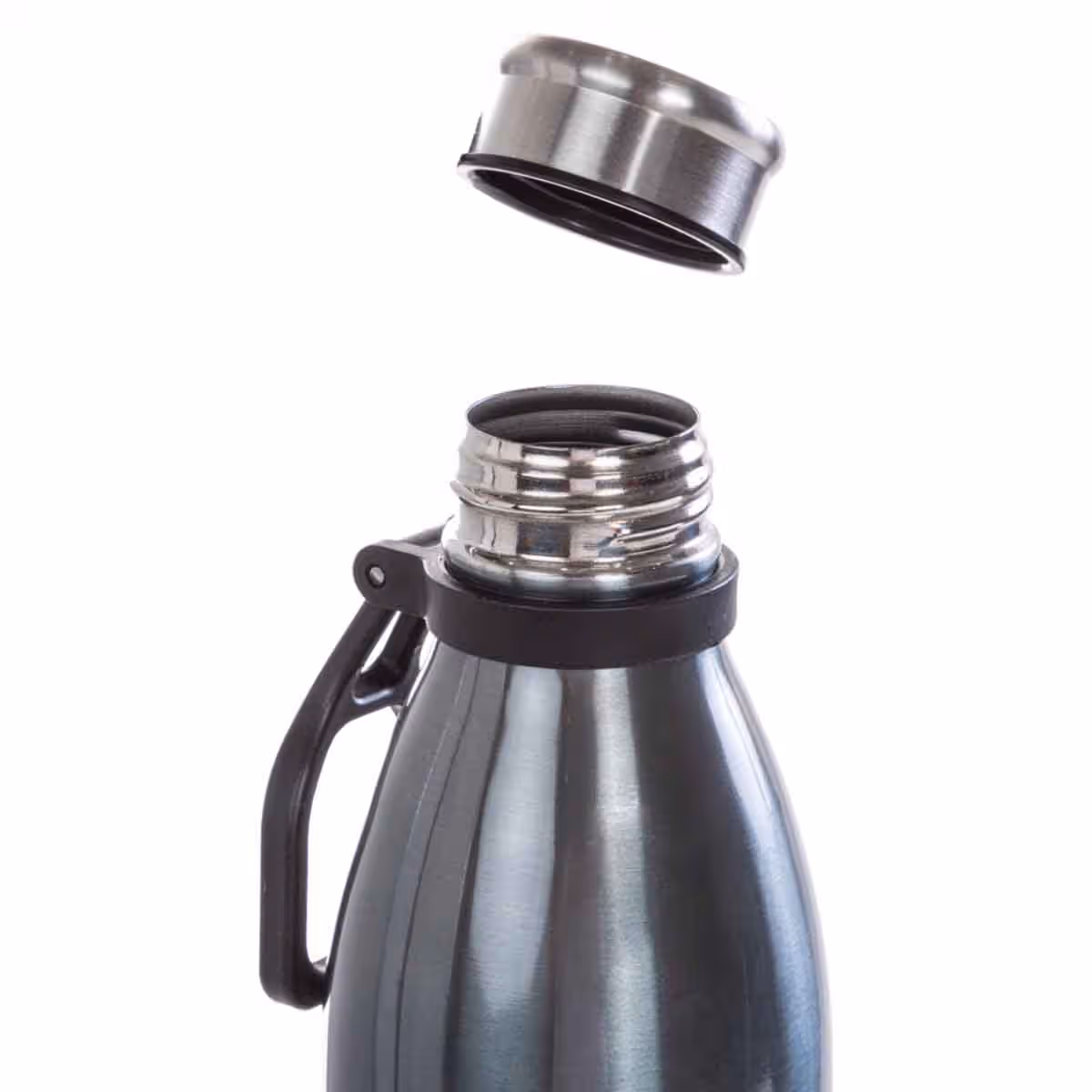 Eazy Kids 1150ml Steel Black Water Bottle
