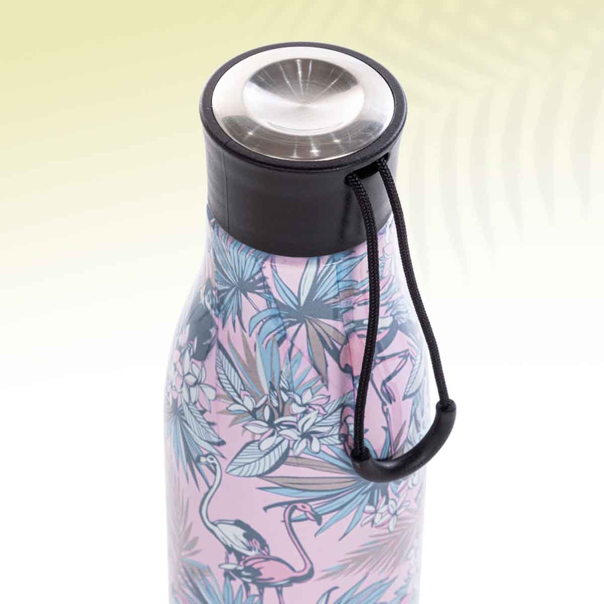 Eazy Kids 760ml Floral Steel Water Bottle