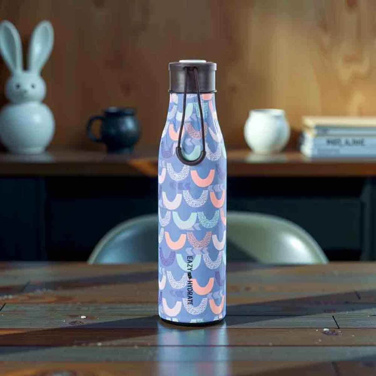 Eazy Kids 760ml Half Moon Steel Water Bottle