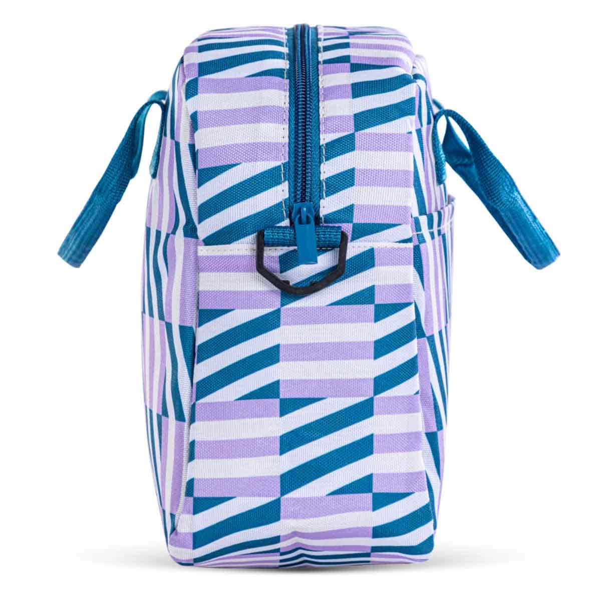 Eazy Kids 760ml Half Moon Steel Water Bottle with Lunch Bag Combo