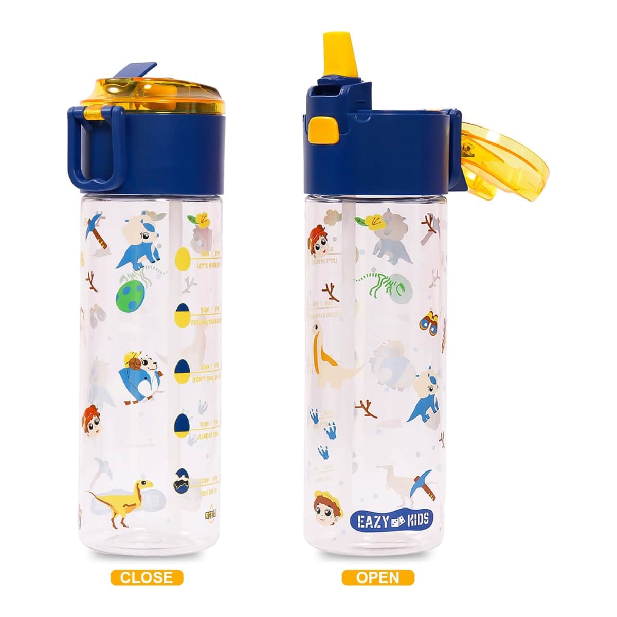 Eazy Kids T-Rex 450ml Tritan Water Bottle