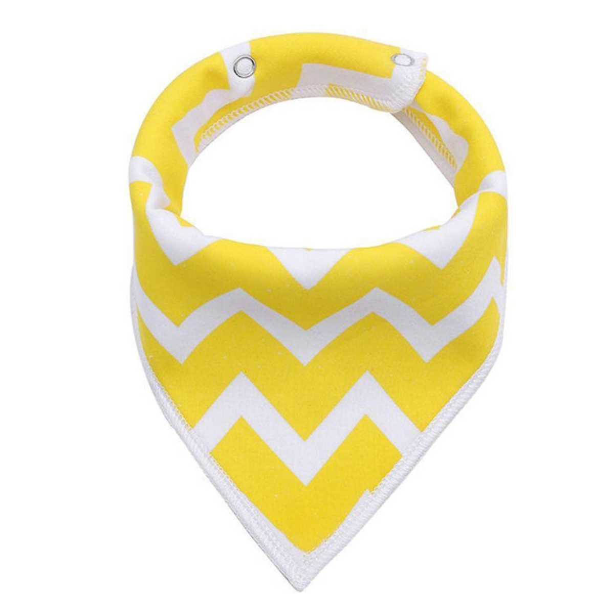 إيزي كيدز طقم مريلة بندانا بنقش مثلثات ونقاط للأطفال من عمر 0 إلى 2 سنة، مجموعة من 4