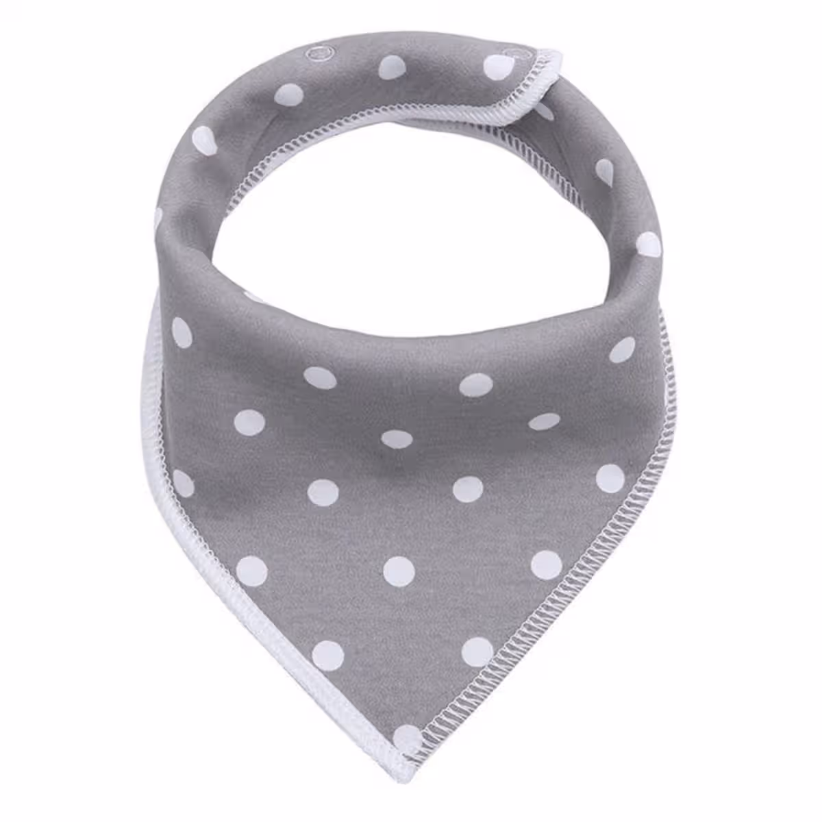 Eazy Kids Triangle Dots Bandana Drool Bibs Set Toddler, 0-2 Years, Pack of 4